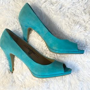 Merona peep toe heals